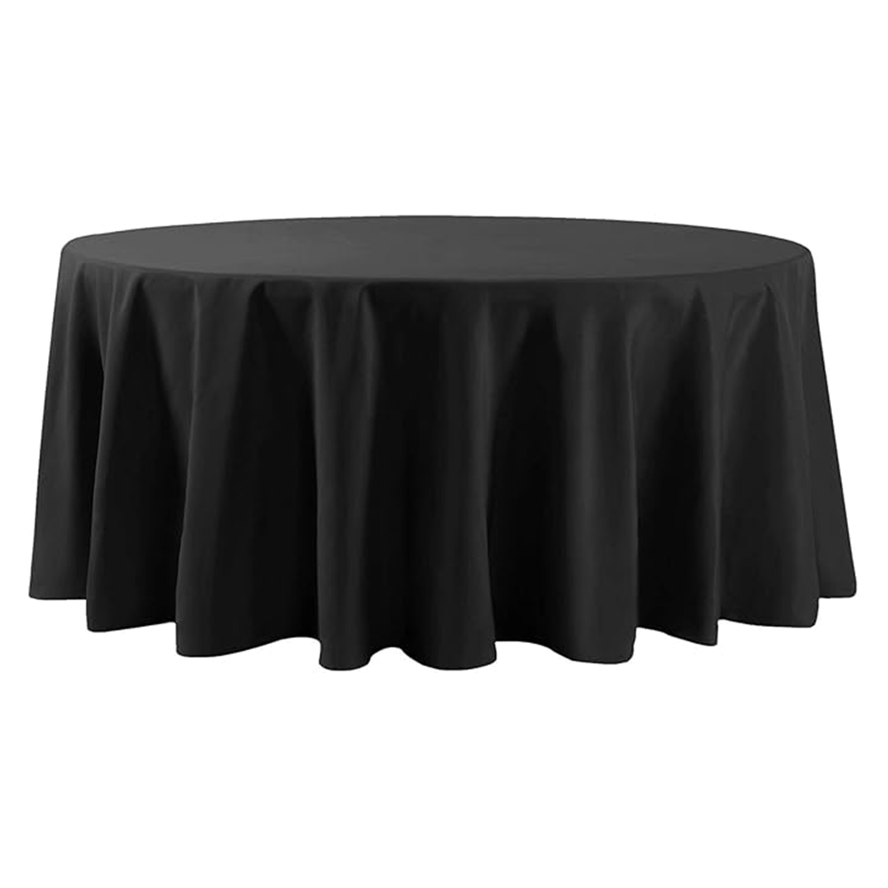 70" - 132" Round Tablecloths - Multiple Colors