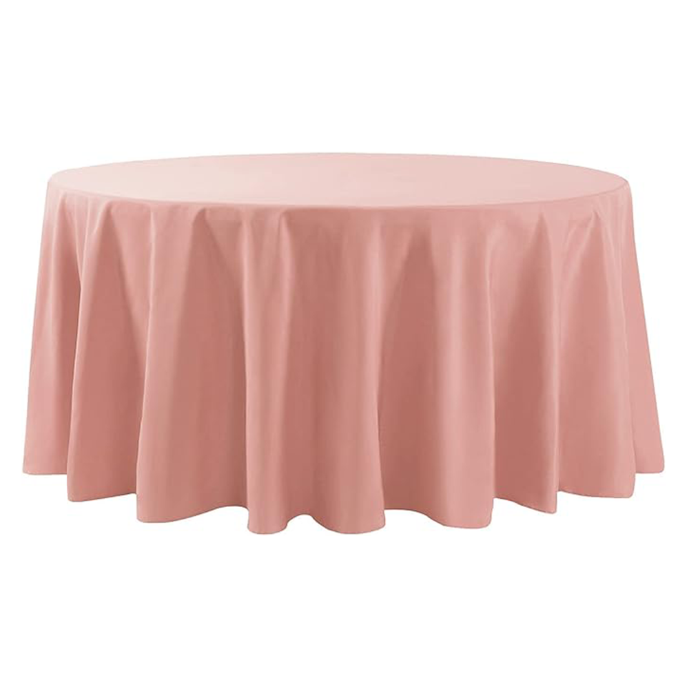 70" - 132" Round Tablecloths - Multiple Colors