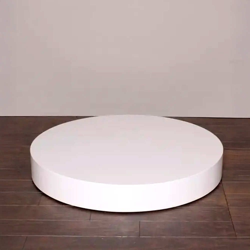 White Wedding Circular Stage