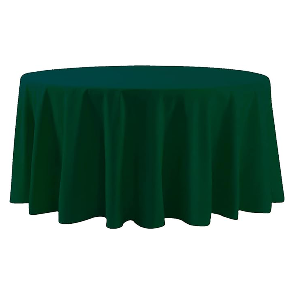 70" - 132" Round Tablecloths - Multiple Colors