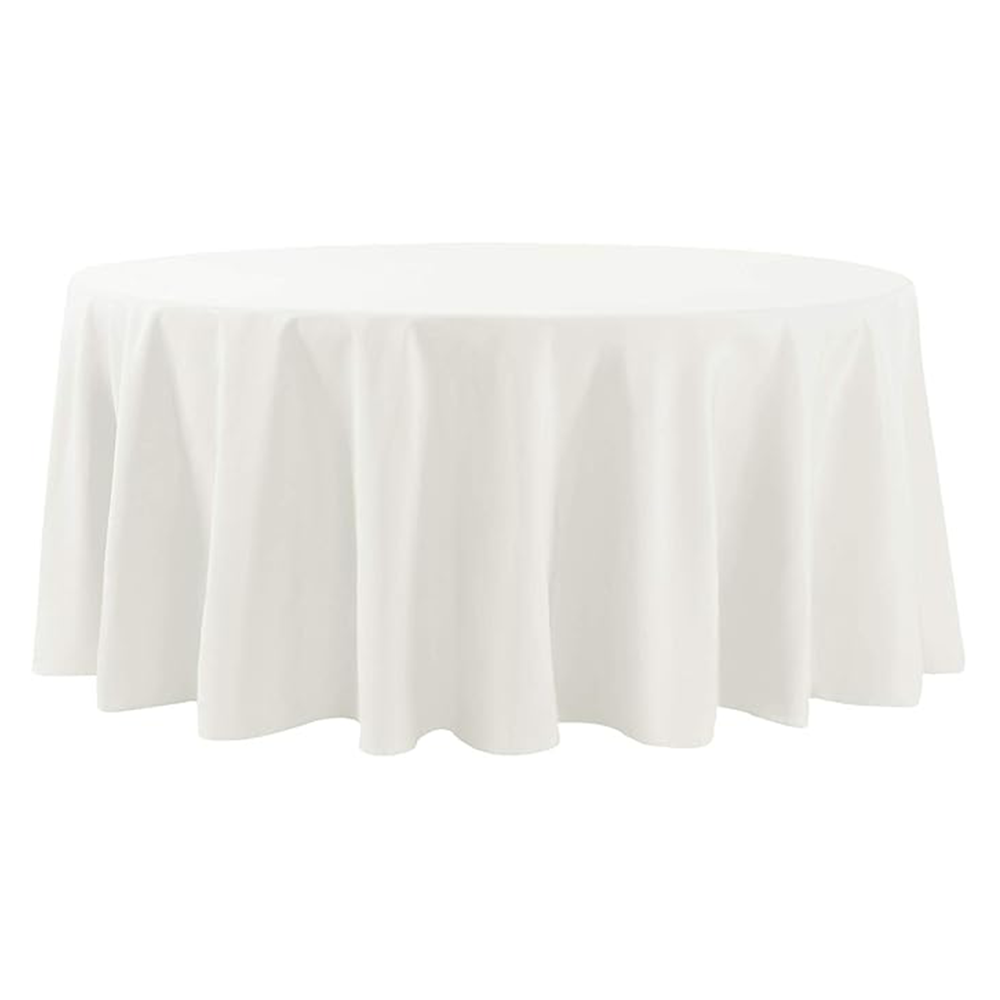 70" - 132" Round Tablecloths - Multiple Colors