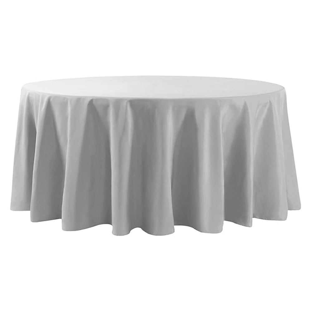 70" - 132" Round Tablecloths - Multiple Colors