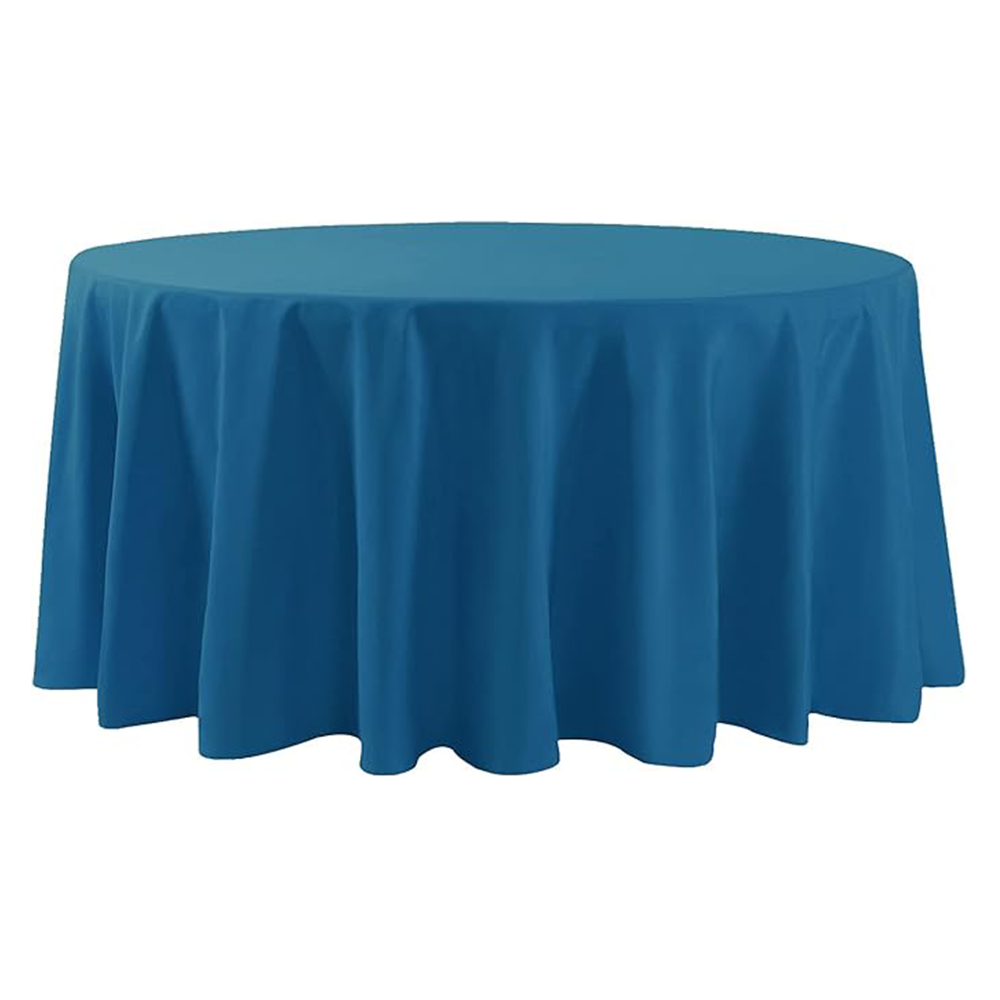 70" - 132" Round Tablecloths - Multiple Colors