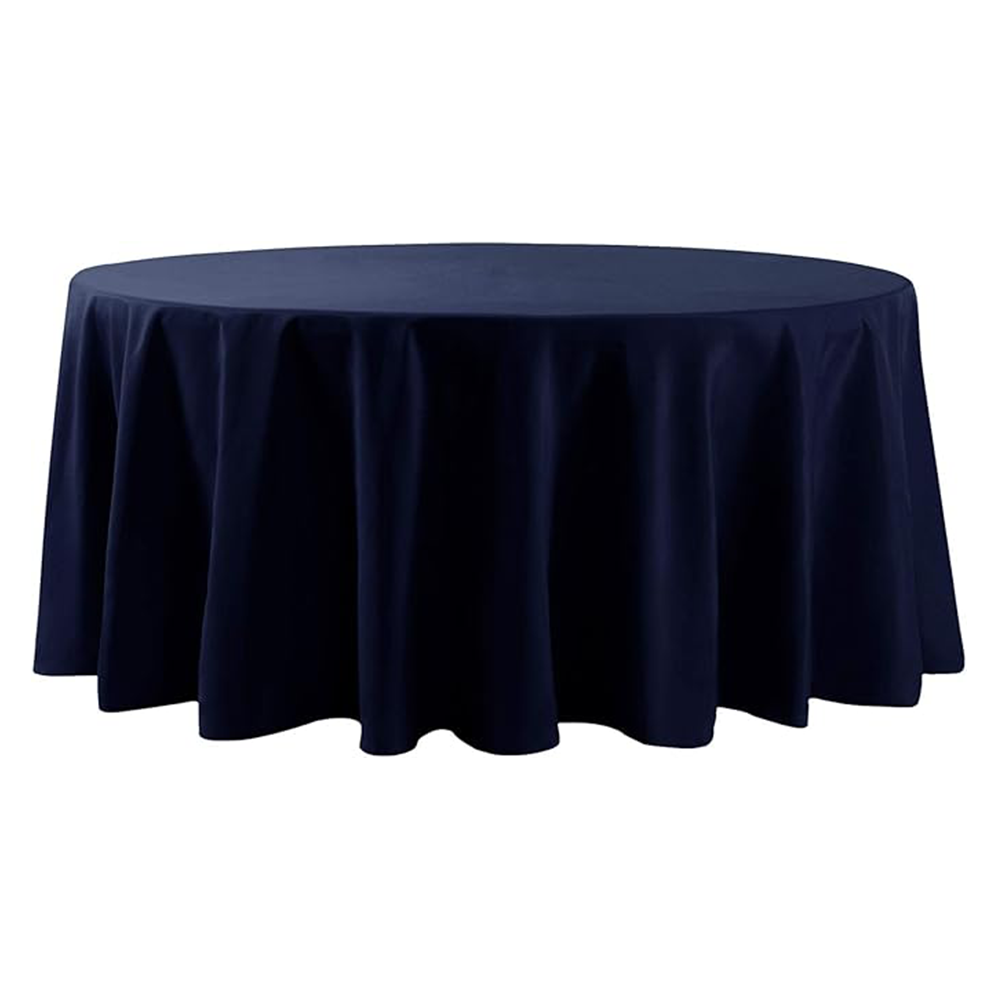 70" - 132" Round Tablecloths - Multiple Colors