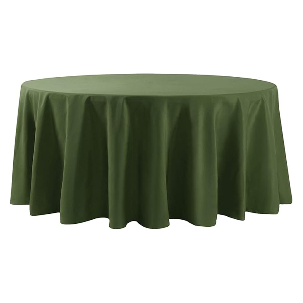 70" - 132" Round Tablecloths - Multiple Colors