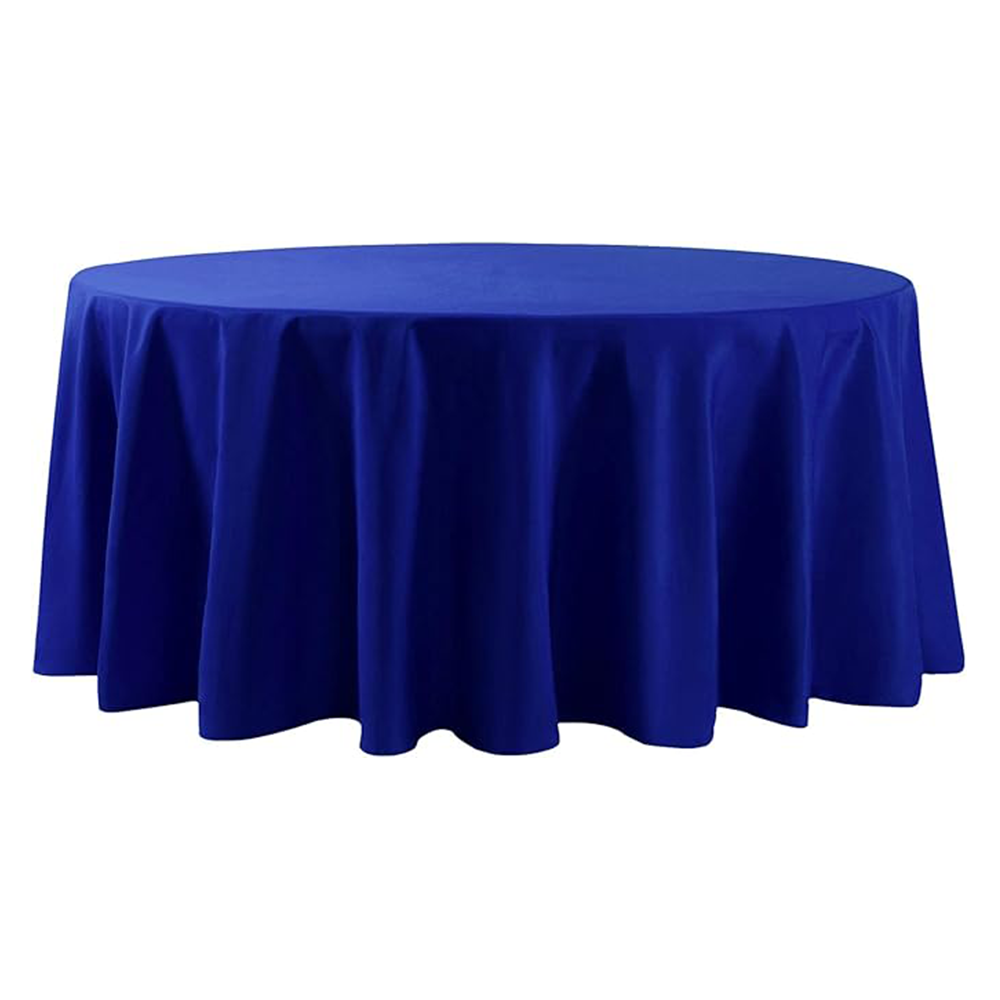 70" - 132" Round Tablecloths - Multiple Colors