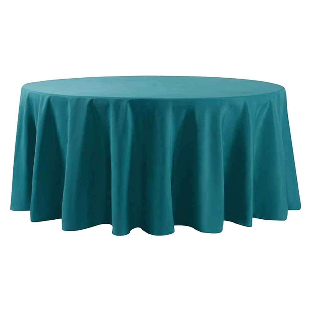 70" - 132" Round Tablecloths - Multiple Colors