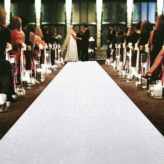 White Aisle Floor Runner