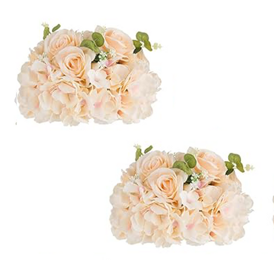 Champagne Rose Flower Ball Centerpiece